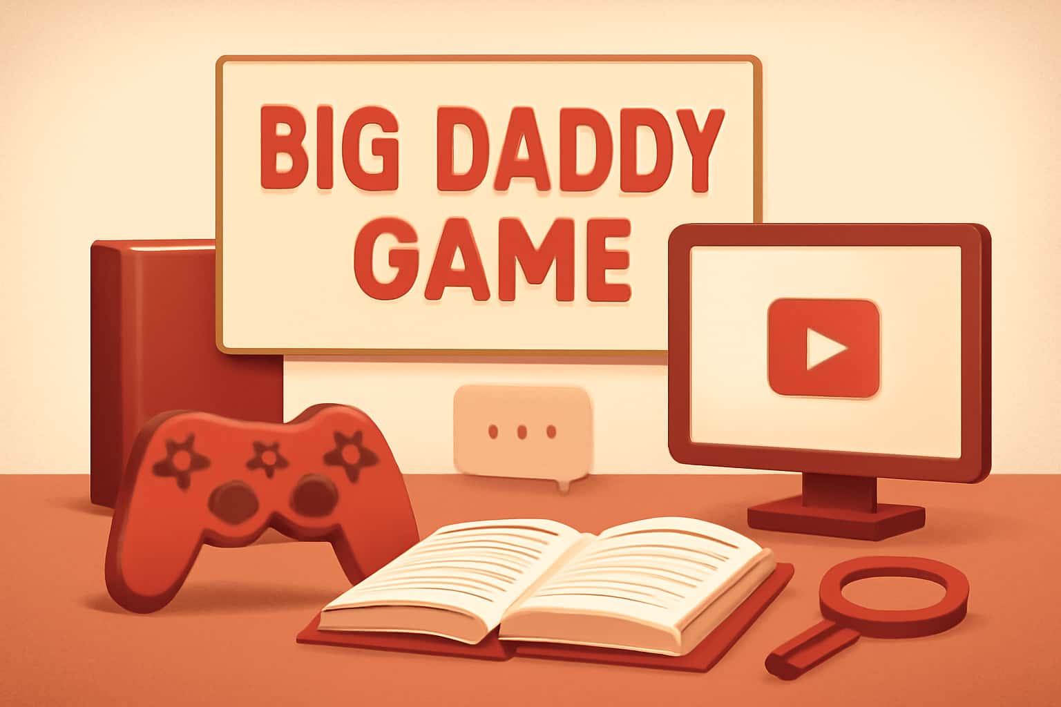 A visual representation of Big Daddy Game Guides with informative elements.