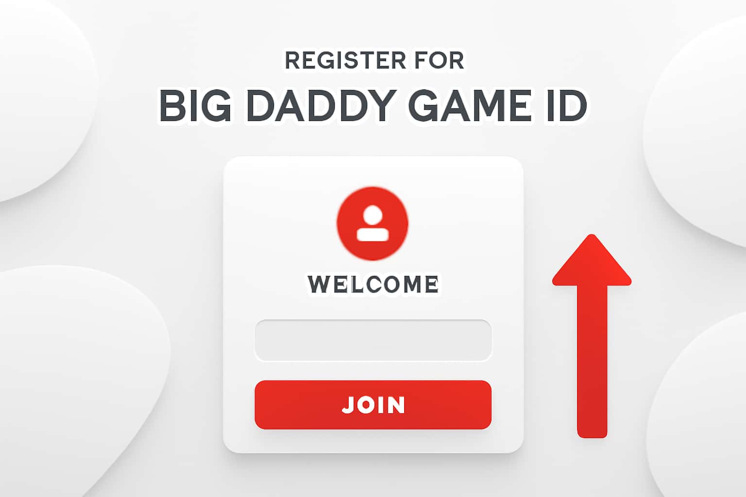 Register for Big Daddy Game ID Interface